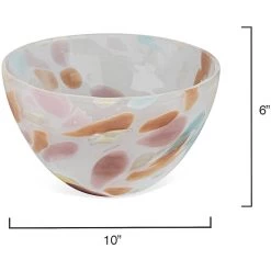 Watercolor 10 X 6 Inch Bowl -Jamie Young Co Shop 7wate mdmc 5