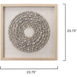 Bora Bora Off White Framed Wall Art -Jamie Young Co Shop 8bora taup 6