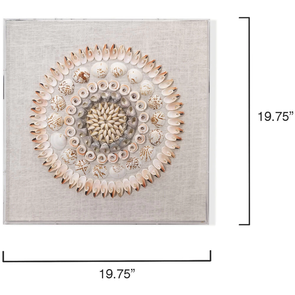 Caicos Acrylic Off White & Light Pink Wall Art 3 Caicos Acrylic Off White & Light Pink Wall Art - Image 3