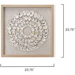 Maldives White Framed Wall Art 11 Maldives White Framed Wall Art -Jamie Young Co Shop 8mald whab 2