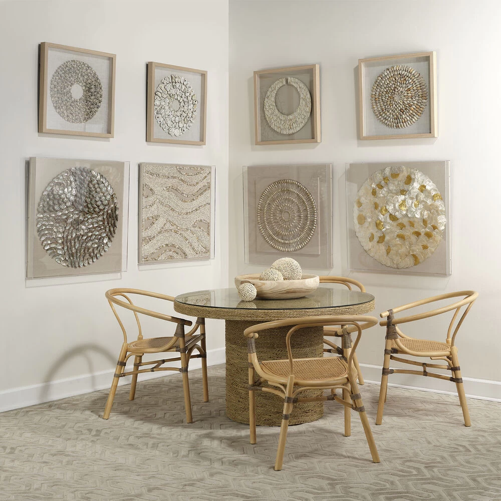 Riviera Off White & Brown Framed Wall Art 7 Riviera Off White & Brown Framed Wall Art - Image 7