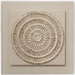 Waiki Off White Shell Wall Art