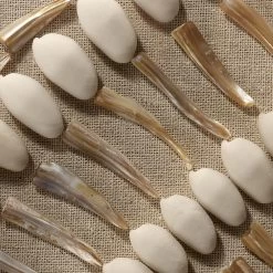 Waiki Off White Shell Wall Art -Jamie Young Co Shop 8waik wacr 3