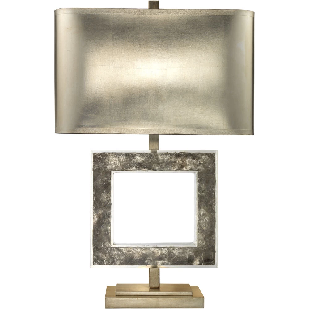 Acropolis 27 Inch 100.00 Watt Grey & Champagne Leaf Table Lamp Portable Light 1 Acropolis 27 Inch 100.00 Watt Grey & Champagne Leaf Table Lamp Portable Light