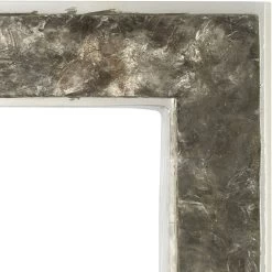 Acropolis 27 Inch 100.00 Watt Grey & Champagne Leaf Table Lamp Portable Light 6 Acropolis 27 Inch 100.00 Watt Grey & Champagne Leaf Table Lamp Portable Light -Jamie Young Co Shop 9acrotlgrch close up