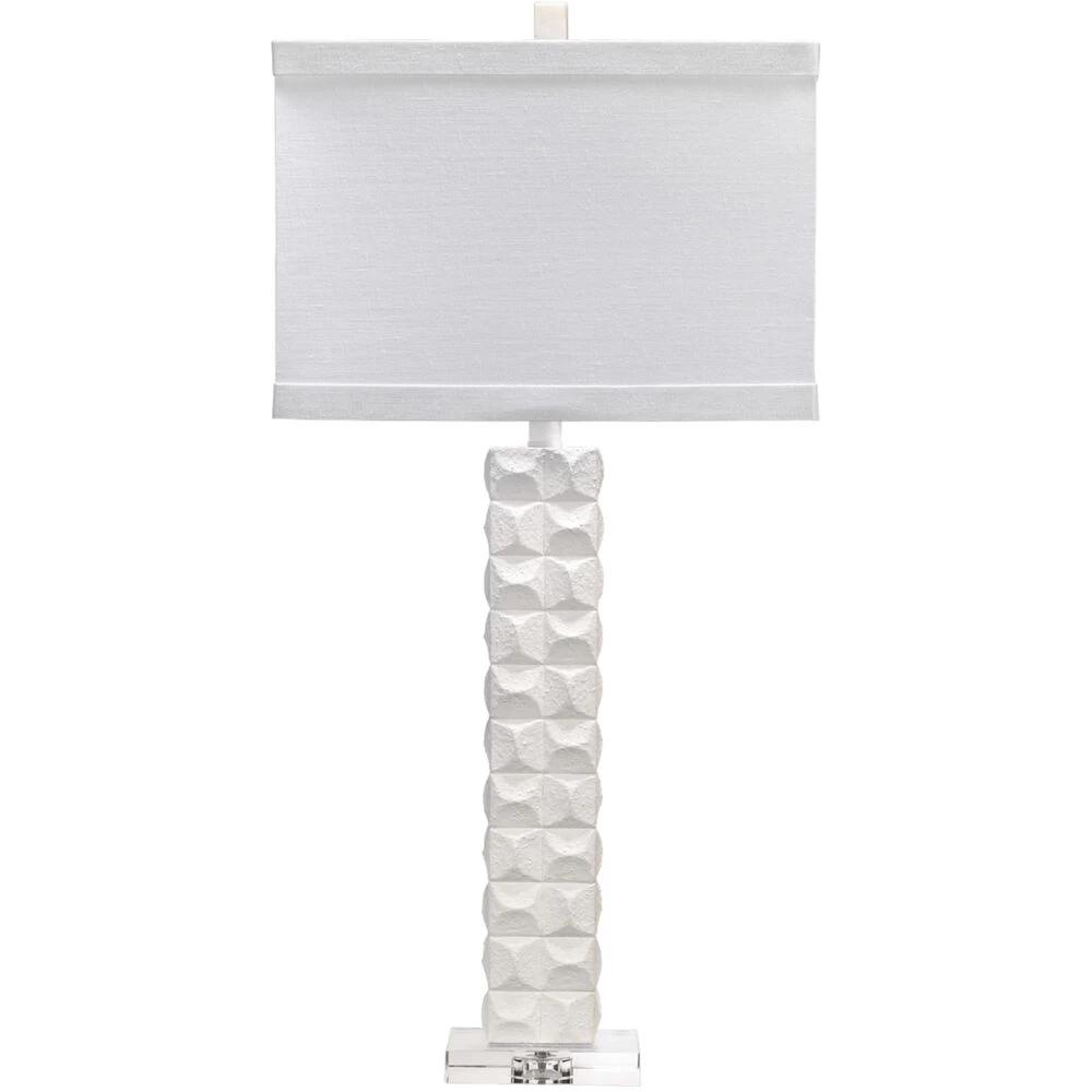 Astor 32 Inch 100.00 Watt Textured Matte White Table Lamp Portable Light 1 Astor 32 Inch 100.00 Watt Textured Matte White Table Lamp Portable Light