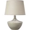 Basketweave 22 Inch 150.00 Watt Off White Table Lamp Portable Light