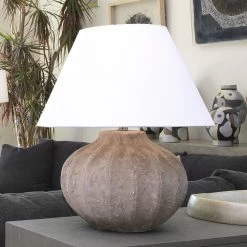 Clamshell 23 Inch 100 Watt Sand Table Lamp Portable Light 7 Clamshell 23 Inch 100 Watt Sand Table Lamp Portable Light -Jamie Young Co Shop 9clamshellsa 16