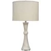 Commonwealth 31 Inch 150.00 Watt White Faux Alabaster Table Lamp Portable Light