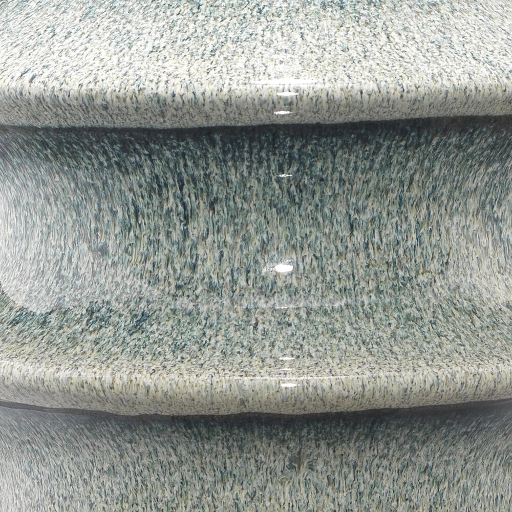 Cymbals 32 Inch 150.00 Watt Blue Reactive Glaze Table Lamp Portable Light 2 Cymbals 32 Inch 150.00 Watt Blue Reactive Glaze Table Lamp Portable Light - Image 2