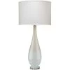 Dewdrop 35 Inch 150.00 Watt Sky Blue Glass Table Lamp Portable Light