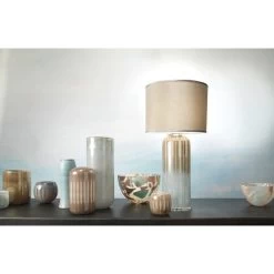 Ethereal 36 Inch 150.00 Watt Taupe & Opal Table Lamp Portable Light -Jamie Young Co Shop 9etheraltaup 3
