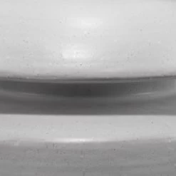 Foundation 22 Inch 100.00 Watt Matte Frosted Grey Ceramic Table Lamp Portable Light -Jamie Young Co Shop 9foundgrey 1