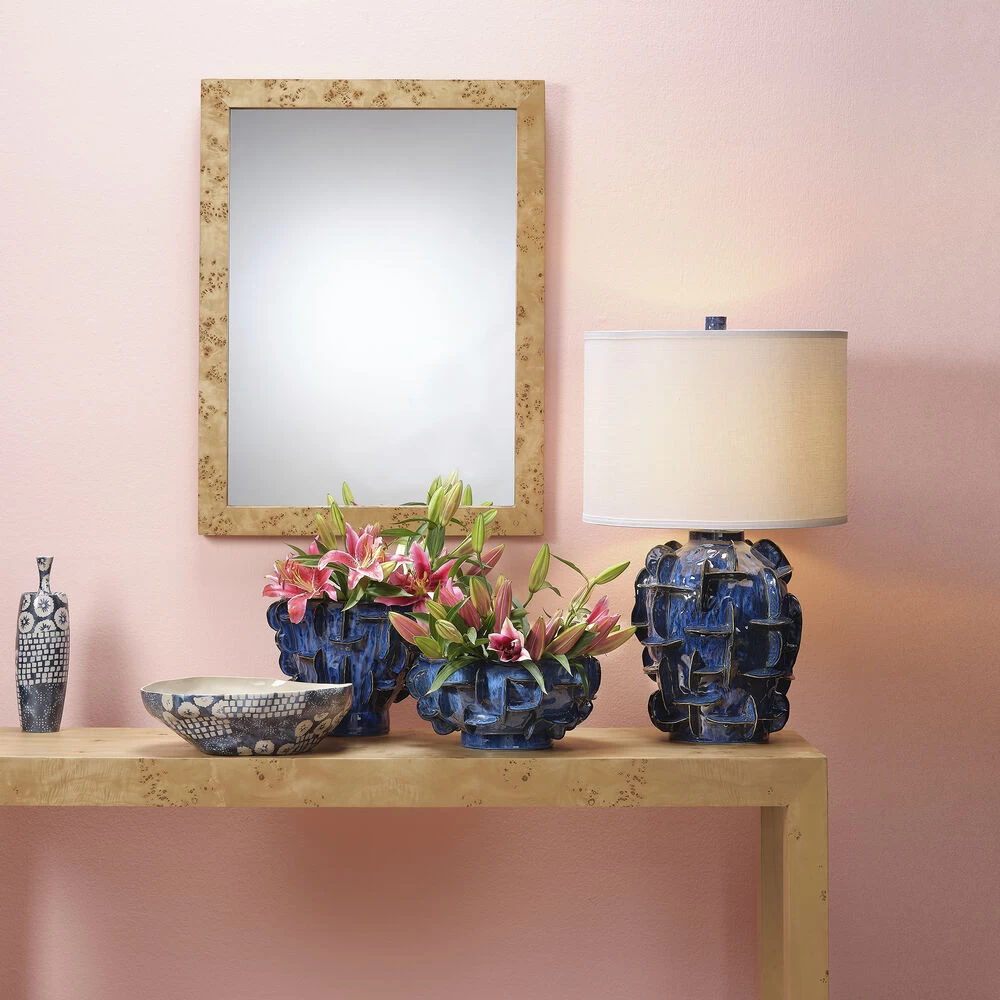 Helios 30.5 Inch 150.00 Watt Cobalt Blue Table Lamp Portable Light 2 Helios 30.5 Inch 150.00 Watt Cobalt Blue Table Lamp Portable Light - Image 2