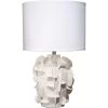 Helios 30.5 Inch 150.00 Watt White Table Lamp Portable Light