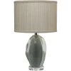 Hermosa 21 Inch 100.00 Watt Teal Ceramic Table Lamp Portable Light