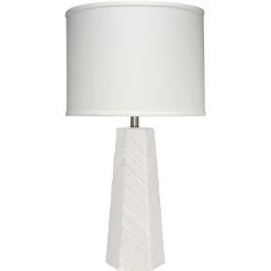 High Rise 32 Inch 150.00 Watt Cream Table Lamp Portable Light