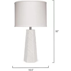 High Rise 32 Inch 150.00 Watt Cream Table Lamp Portable Light 5 High Rise 32 Inch 150.00 Watt Cream Table Lamp Portable Light -Jamie Young Co Shop 9highristlcr 5