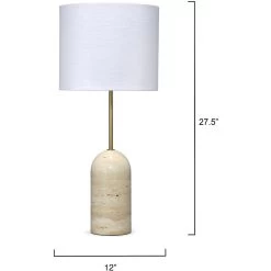 Holt 27.5 Inch 75.00 Watt Brown Table Lamp Portable Light 8 Holt 27.5 Inch 75.00 Watt Brown Table Lamp Portable Light -Jamie Young Co Shop 9holttlnatra 2