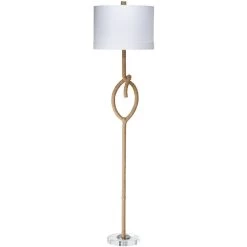 Knot 70 Inch 150 Watt Natural Floor Lamp Portable Light
