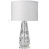 Laurel 26 Inch 150.00 Watt Clear Glass Table Lamp Portable Light