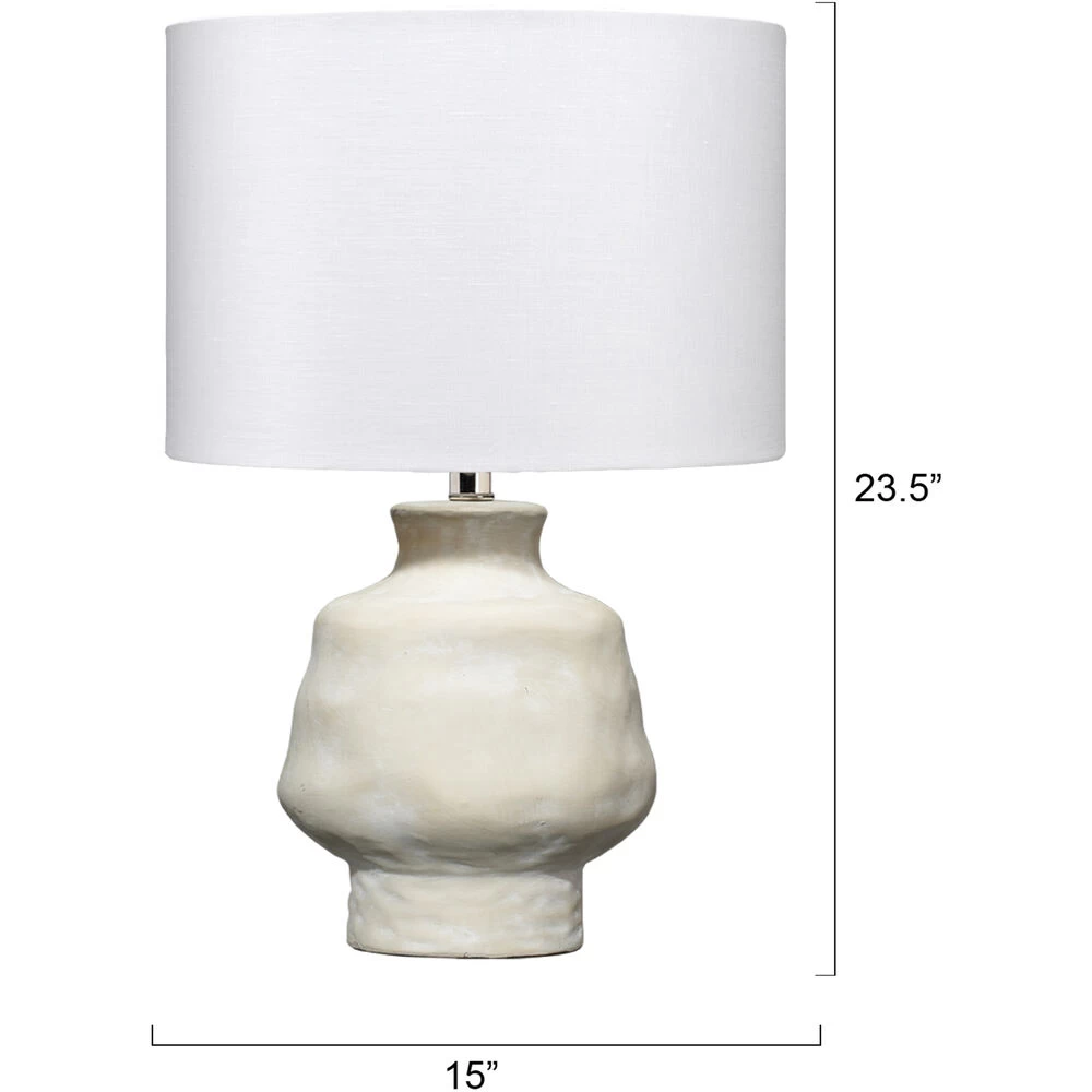Leith 22 Inch 150 Watt Eggshell Table Lamp Portable Light 3 Leith 22 Inch 150 Watt Eggshell Table Lamp Portable Light - Image 3