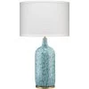 Madeline 26 Inch 150.00 Watt Blue Ceramic Table Lamp Portable Light
