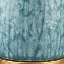 Madeline 26 Inch 150.00 Watt Blue Ceramic Table Lamp Portable Light -Jamie Young Co Shop 9madebld131m 1