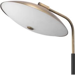 Marvin 20 Inch 7.00 Watt Brushed Brass & Matte Black Desk Lamp Portable Light -Jamie Young Co Shop 9marvintlbk 7