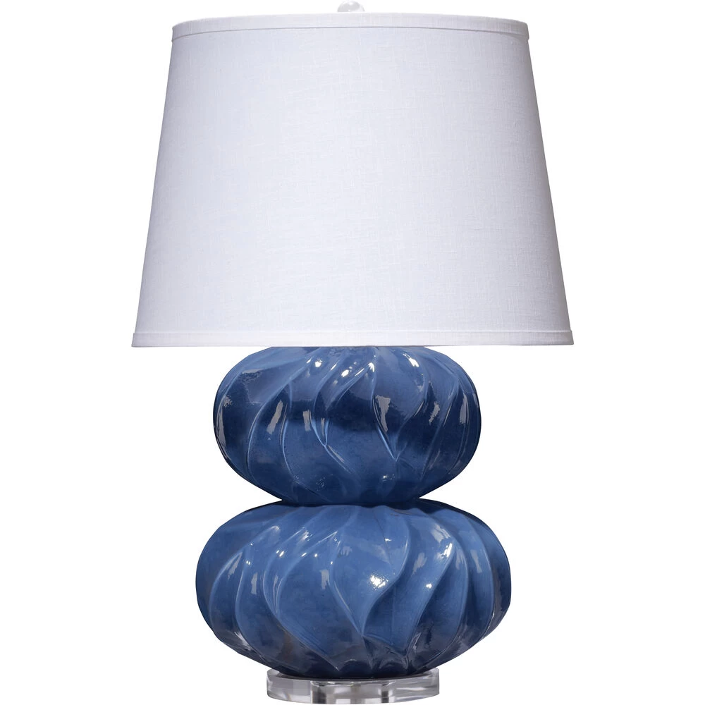 Pricilla 25 Inch 150.00 Watt Navy Blue Double Gourd Table Lamp Portable Light 1 Pricilla 25 Inch 150.00 Watt Navy Blue Double Gourd Table Lamp Portable Light