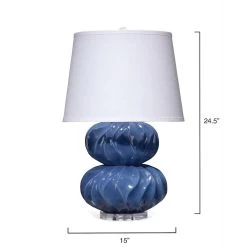 Pricilla 25 Inch 150.00 Watt Navy Blue Double Gourd Table Lamp Portable Light 6 Pricilla 25 Inch 150.00 Watt Navy Blue Double Gourd Table Lamp Portable Light -Jamie Young Co Shop 9pricillanv 2