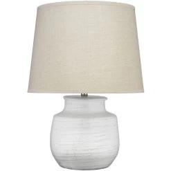 Trace 26 Inch 150.00 Watt White Table Lamp Portable Light