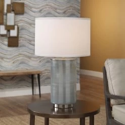 Vapor 24 Inch 150.00 Watt Opal Table Lamp Portable Light -Jamie Young Co Shop 9vapomdopal 8