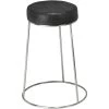 Henry 24 Inch Matte Charcoal And Pewter Counter Stool