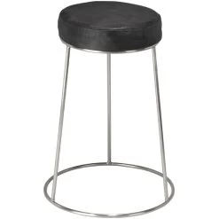 Henry 24 Inch Matte Charcoal And Pewter Counter Stool -Jamie Young Co Shop ls20hencscha 4