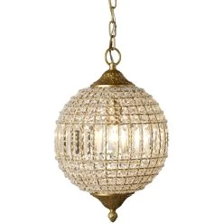 Crystal Orb Pendant Ceiling Light -Jamie Young Co Shop ls5crystclag 4
