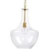 Sutton 1 Light 13 Inch Clear Pendant Ceiling Light