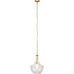Sutton 1 Light 13 Inch Clear Pendant Ceiling Light -Jamie Young Co Shop ls5suttonab 5