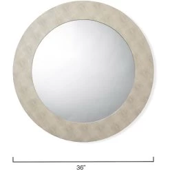 Chester 36 X 36 Inch Ivory Mirror 8 Chester 36 X 36 Inch Ivory Mirror -Jamie Young Co Shop ls6chesrndiv 2