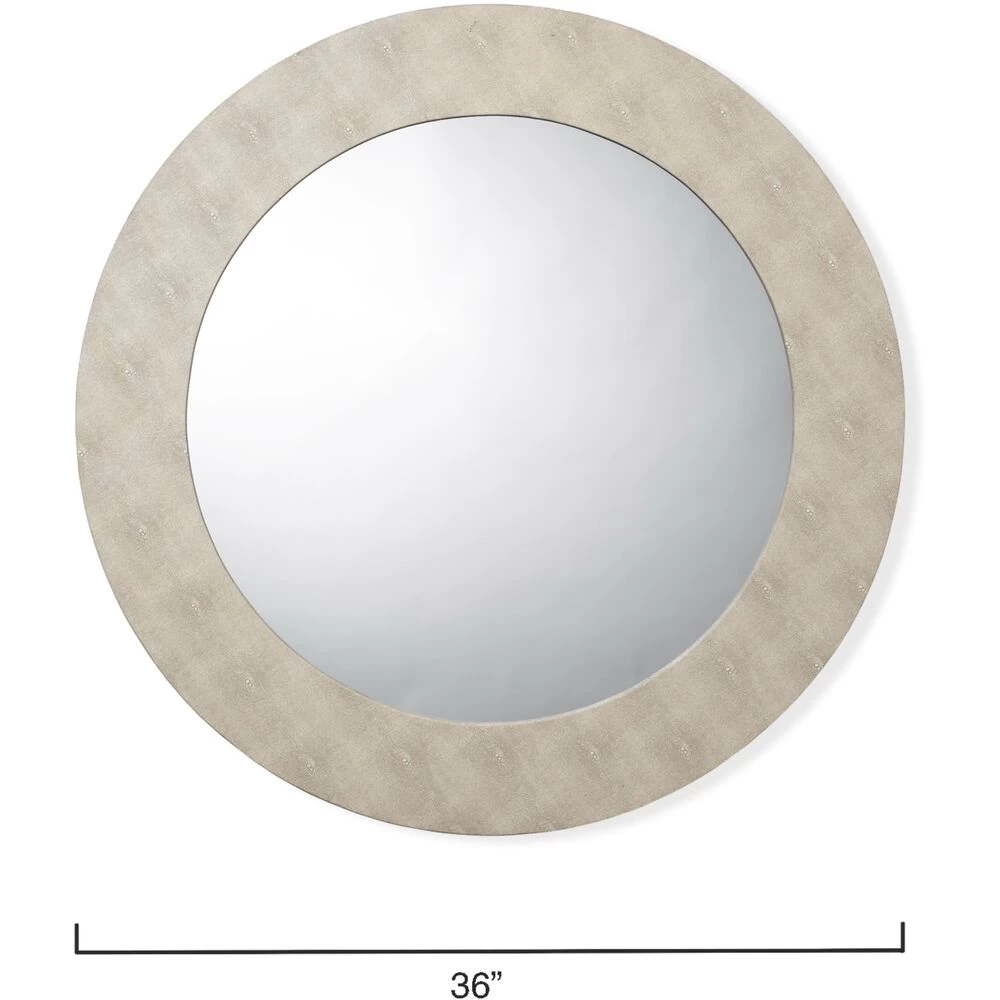 Chester 36 X 36 Inch Ivory Mirror 3 Chester 36 X 36 Inch Ivory Mirror - Image 3