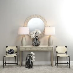 Chester 36 X 36 Inch Ivory Mirror 10 Chester 36 X 36 Inch Ivory Mirror -Jamie Young Co Shop ls6chesrndiv 4