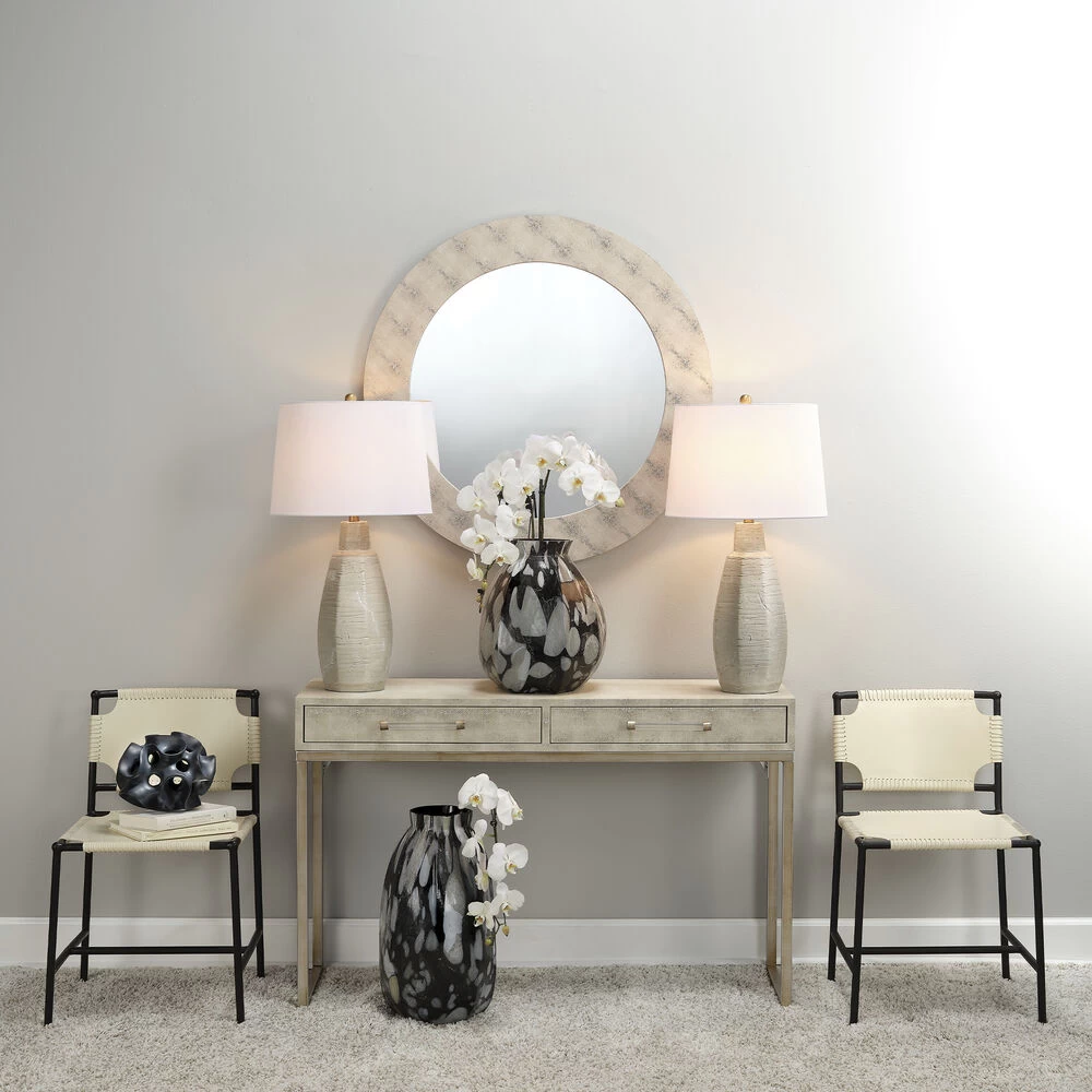 Chester 36 X 36 Inch Ivory Mirror 5 Chester 36 X 36 Inch Ivory Mirror - Image 5