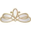 Scroll 46 X 20 Inch Gold Mirror