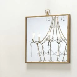 Vince 27 X 24 Inch Antique Brass Mirror -Jamie Young Co Shop ls6vinceab 5