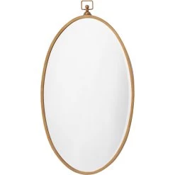Wade 34 X 19 Inch Antique Brass Mirror