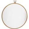 Zoe 27 X 24 Inch Antique Brass Mirror
