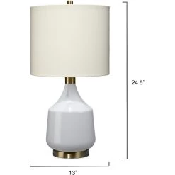 Amelia 24.5 Inch 100.00 Watt Pale Blue Table Lamp Portable Light 7 Amelia 24.5 Inch 100.00 Watt Pale Blue Table Lamp Portable Light -Jamie Young Co Shop ls9amelipbbr 2