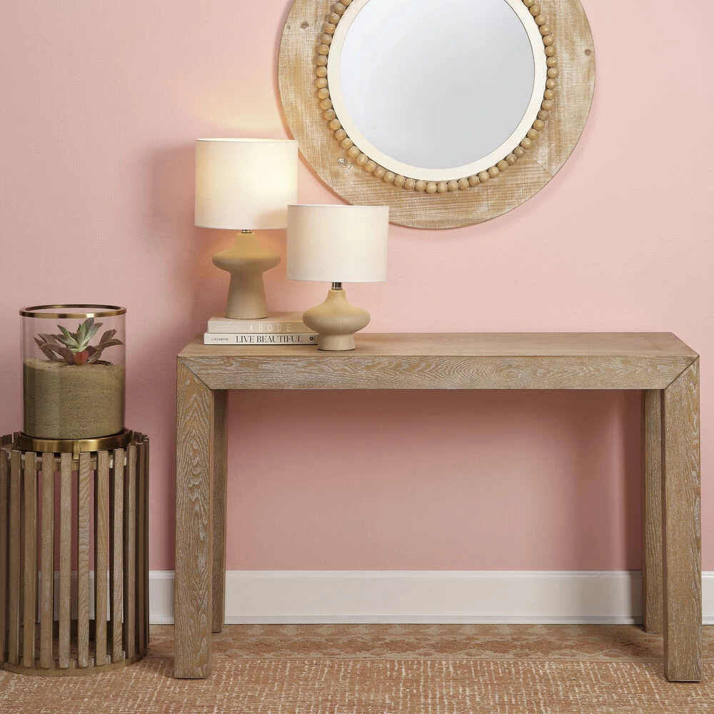 Oliver 16.5 Inch 60.00 Watt Beige Table Lamp Portable Light 6 Oliver 16.5 Inch 60.00 Watt Beige Table Lamp Portable Light - Image 6