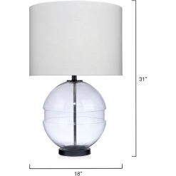 Satellite 31 Inch 150.00 Watt Black Table Lamp Portable Light -Jamie Young Co Shop ls9satelclbk 2