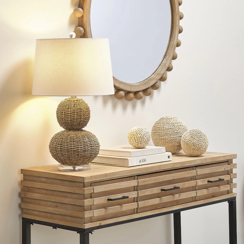 Sebastian 25 Inch 150.00 Watt Natural Table Lamp Portable Light 2 Sebastian 25 Inch 150.00 Watt Natural Table Lamp Portable Light - Image 2